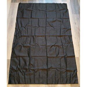 Single Black 63" Panel Blackout Curtain